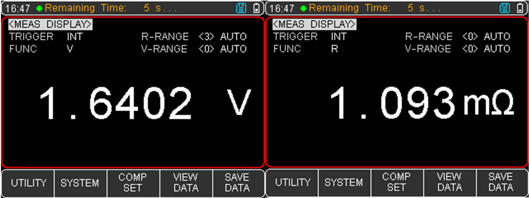 High measurement accuracy