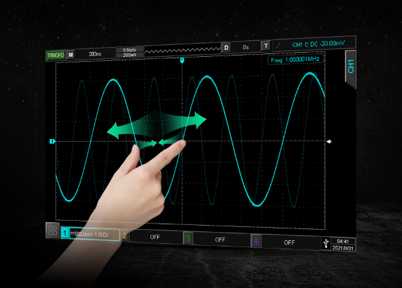 UPO2102E OSCILLOSCOPE NUMÉRIQUE 2X100MHZ – ORBIT ELECTRONIC