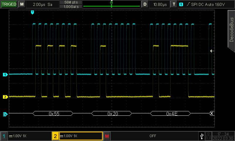 Serial bus trigger and hardware decoding