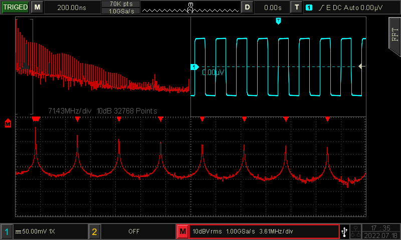 1Mpts FFT sampling point