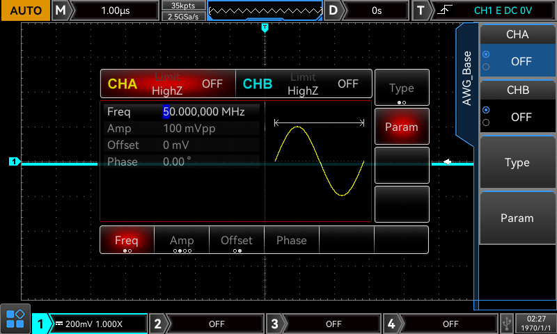 AWG Function Arbitrary Waveform Generator