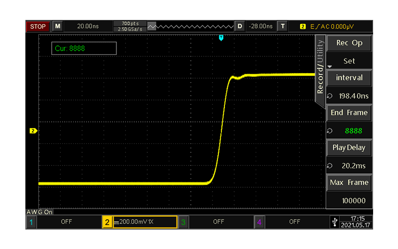 Possess rich triggering and decoding functions, as well as waveform recording and playback functions
