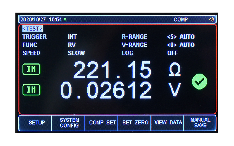 Comparator setting alarm function