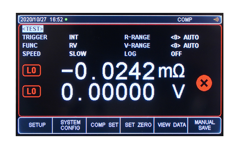 Comparator setting alarm function