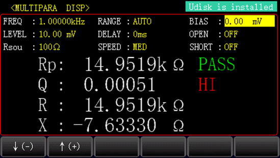 Multi-parameter display