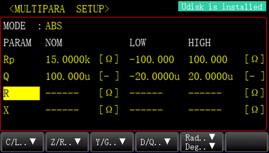 Multi-parameter display