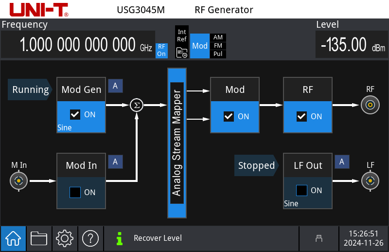 Flat display interface