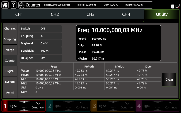 High-Precision Frequency Counter