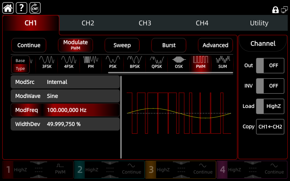 Rich Modulation Modes
