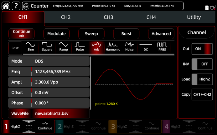 Edit Arbitrary Waves