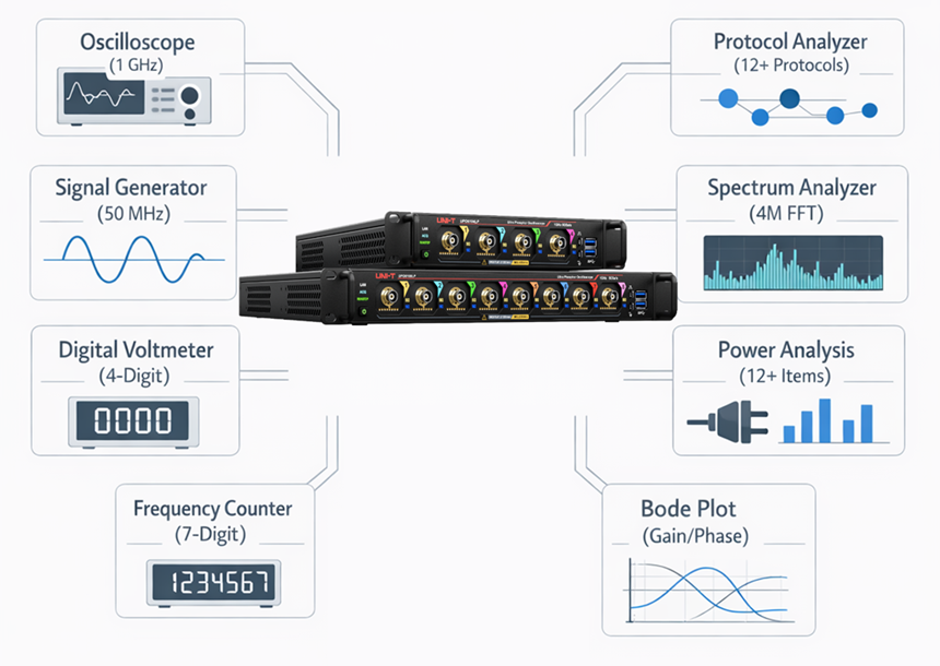 All in One Integrated Signal Measurement Platform