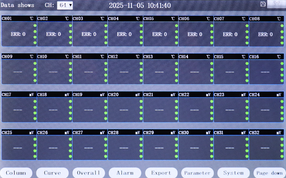 Up to 64-Channel Data Acquisition