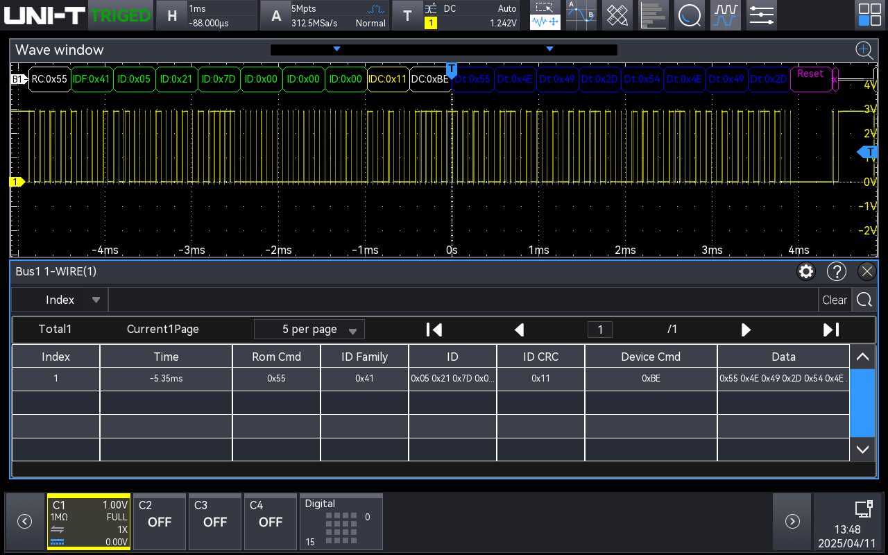 MSO6000HDP-1WIRE